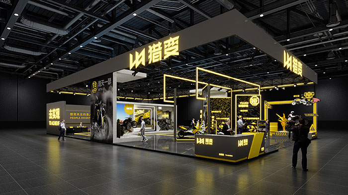 400㎡摩托車展會設(shè)計效果圖 400㎡摩托車展會設(shè)計效果圖